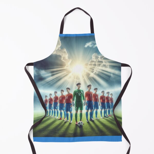 Item preview, Blessed Korean Football Warriors Under Jesus’ Prayer  designed and sold by PaintMeWorld.