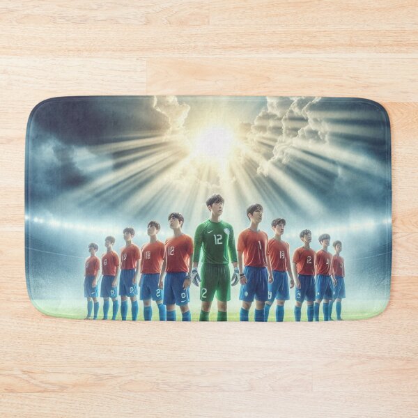 Item preview, Blessed Korean Football Warriors Under Jesus’ Prayer  designed and sold by PaintMeWorld.