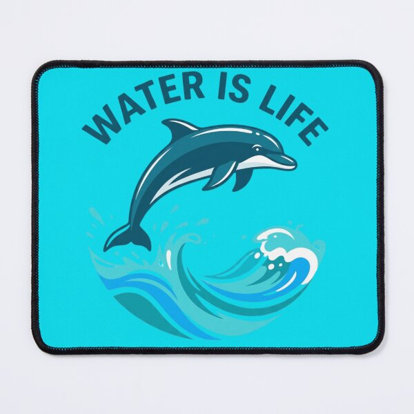 Item preview, Water Is Life Dolphin Shirt Ocean Lover Gift Marine Conservation Beach Lover Tee designed and sold by Sky-bully.