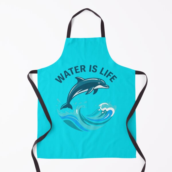 Item preview, Water Is Life Dolphin Shirt Ocean Lover Gift Marine Conservation Beach Lover Tee designed and sold by Sky-bully.