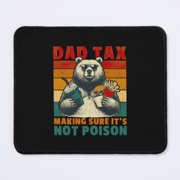 Item preview, Dad Tax Bear Snack Inspector Funny Father Classic T-Shirt designed and sold by MOUL-TMER.