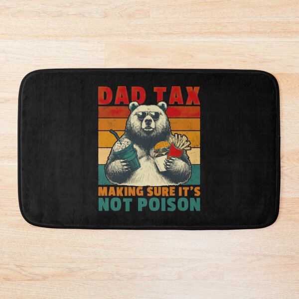 Item preview, Dad Tax Bear Snack Inspector Funny Father Classic T-Shirt designed and sold by MOUL-TMER.