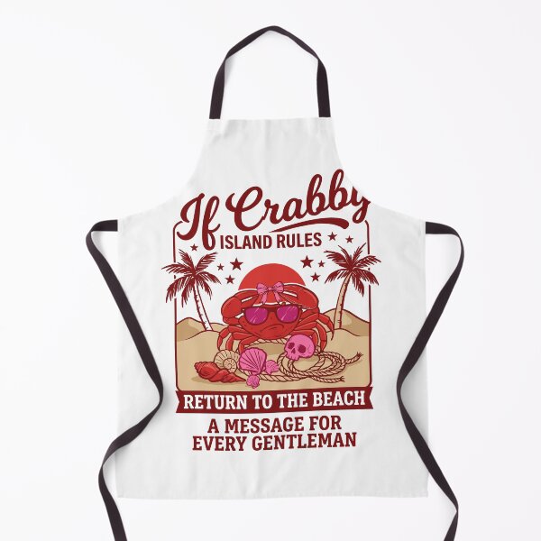 Item preview, Funny Crabby Island Rules Beach Vacation designed and sold by KroghDs.