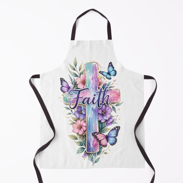 Item preview, Faith Cross with Butterflies & Flowers – Christian Floral Cross Aesthetic Shirt | Inspirational Faith Design designed and sold by Ashes to Artistry.