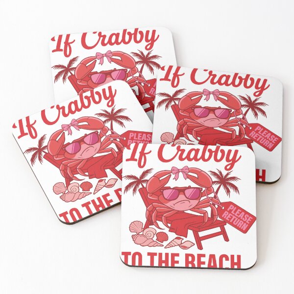 Item preview, Funny Crabby Return To Beach Summer Vacation designed and sold by KroghDs.