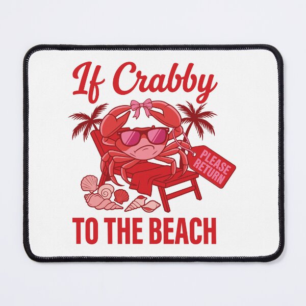 Item preview, Funny Crabby Return To Beach Summer Vacation designed and sold by KroghDs.