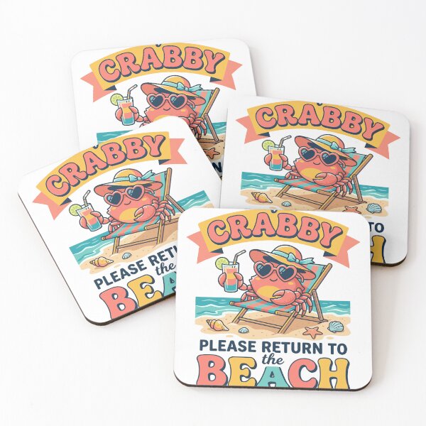 Item preview, Funny Crabby Return To Beach Summer Vacation designed and sold by KroghDs.