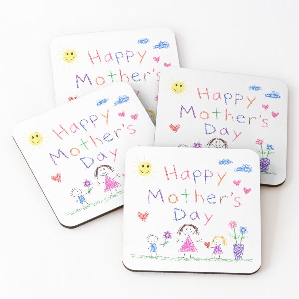 Item preview, Happy Mother’s Day Funny Childlike Doodle Design designed and sold by QuiteOrbit.