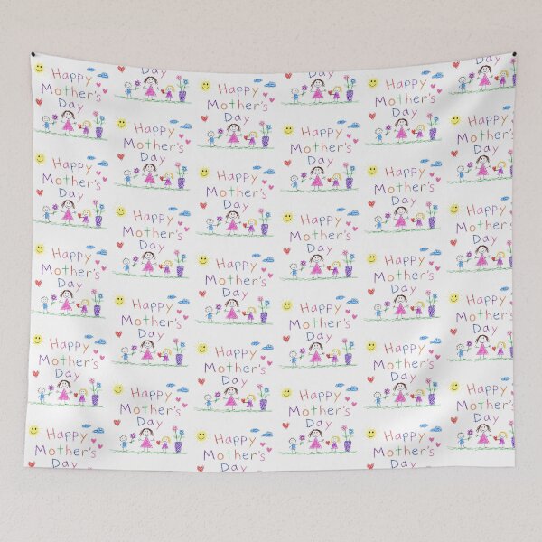 Item preview, Happy Mother’s Day Funny Childlike Doodle Design designed and sold by QuiteOrbit.