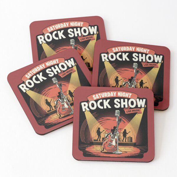 Item preview, Saturday Night Rock Show Vintage T-Shirt | Retro Live Music Guitar Design | Classic Rock Concert Poster Art designed and sold by ObsidianUruk.