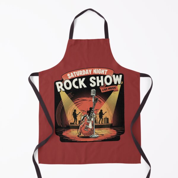Item preview, Saturday Night Rock Show Vintage T-Shirt | Retro Live Music Guitar Design | Classic Rock Concert Poster Art designed and sold by ObsidianUruk.