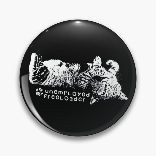 Item preview, Unemployed Freeloader Cat Funny Pet Humor Classic T-Shirt designed and sold by MOUL-TMER.