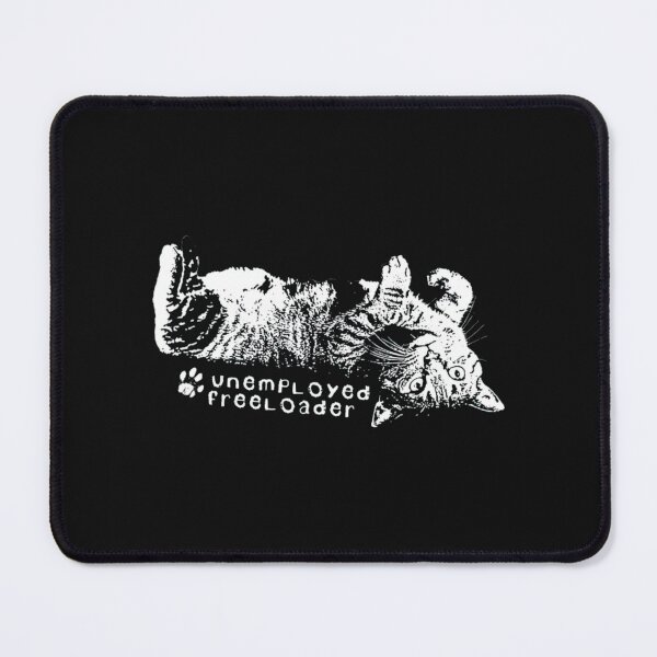 Item preview, Unemployed Freeloader Cat Funny Pet Humor Classic T-Shirt designed and sold by MOUL-TMER.