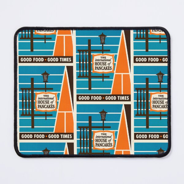 Item preview, Retro Vintage House of Pancake Sign Mid-Century Modern Poster designed and sold by PIXEL POP DESIGNS - Beyond the Norm!.