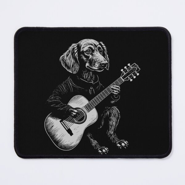 Item preview, Funny Dachshund Guitarist Acoustic Guitar Mom Dad Kids designed and sold by rafaeltto.