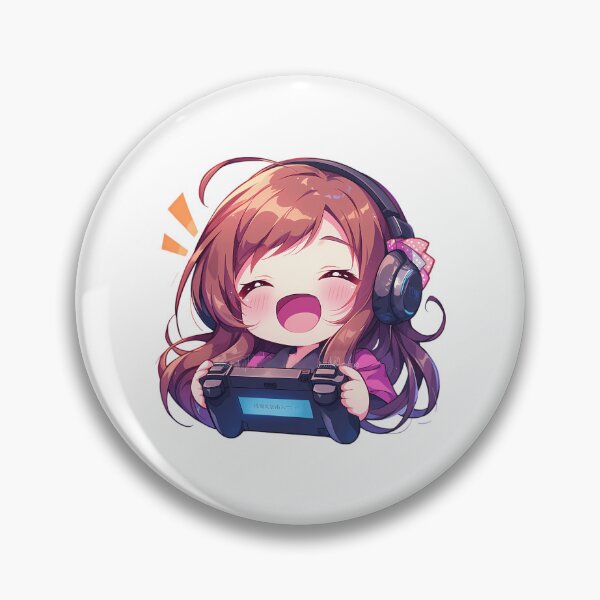 Item preview, Yugiri Zombieland Saga Anime Girl Cute Chibi Playing Video Game designed and sold by kohlbeckv.