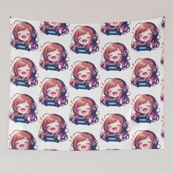 Item preview, Yugiri Zombieland Saga Anime Girl Cute Chibi Playing Video Game designed and sold by kohlbeckv.