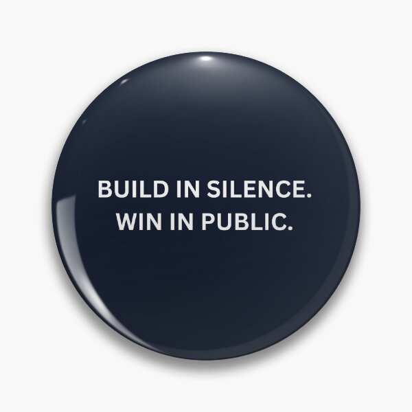 Item preview, Build In Silence Win In Public Shirt designed and sold by HunchoSystems.
