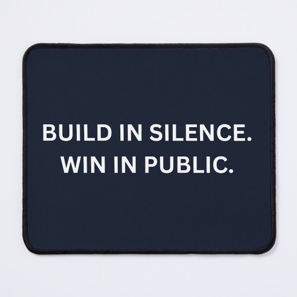 Item preview, Build In Silence Win In Public Shirt designed and sold by HunchoSystems.