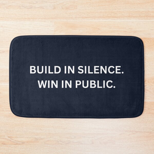 Item preview, Build In Silence Win In Public Shirt designed and sold by HunchoSystems.