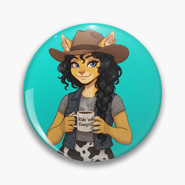 Item preview, Ride 'Em Cowgirl - Feline Western Country Art designed and sold by Trevor Cutler.
