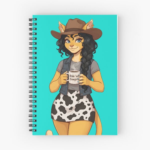 Item preview, Ride 'Em Cowgirl - Feline Western Country Art designed and sold by Trevor Cutler.