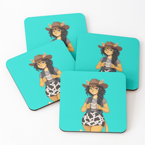 Item preview, Ride 'Em Cowgirl - Feline Western Country Art designed and sold by Trevor Cutler.