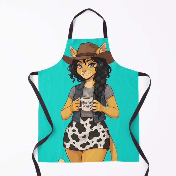 Item preview, Ride 'Em Cowgirl - Feline Western Country Art designed and sold by Trevor Cutler.