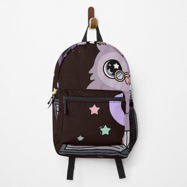 Item preview, Cute Chubby Owl with Spell Book Pastel Goth designed and sold by NievesGD.
