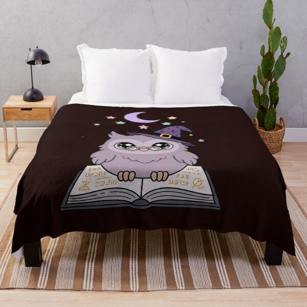 Item preview, Cute Chubby Owl with Spell Book Pastel Goth designed and sold by NievesGD.