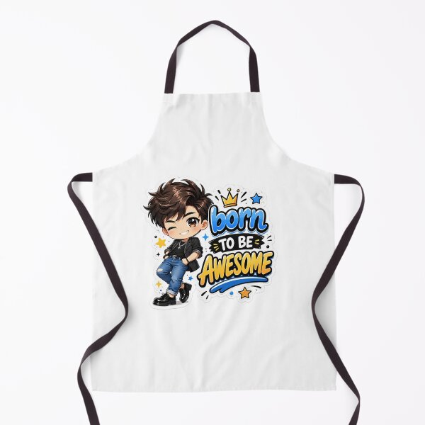 Item preview, Title Cute Naughty Boy Chibi Sticker | Born To Be Awesome Anime Aesthetic Sticker designed and sold by Sidra digital art 8277237.