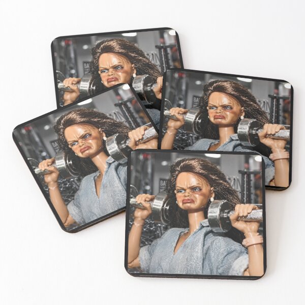 Item preview, Funny Disgusting Gym Girl Vintage Workout Meme Humor Fitness designed and sold by RamblingerArt.
