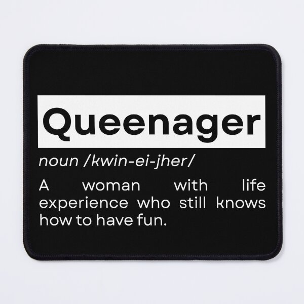Item preview, Queenager noun designed and sold by Dondonmart.