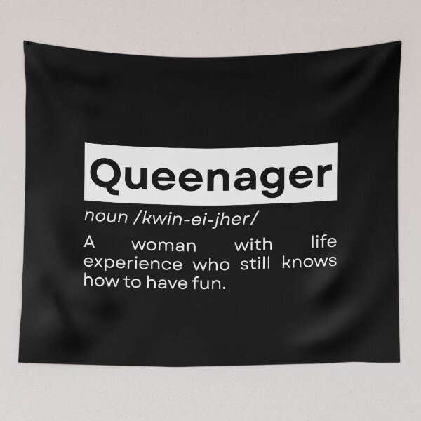 Item preview, Queenager noun designed and sold by Dondonmart.