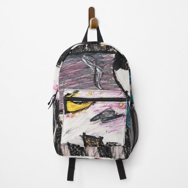 Item preview, Moody Rabbit City Night Drawing with Indie Urban Sketch Style designed and sold by eliramaison.