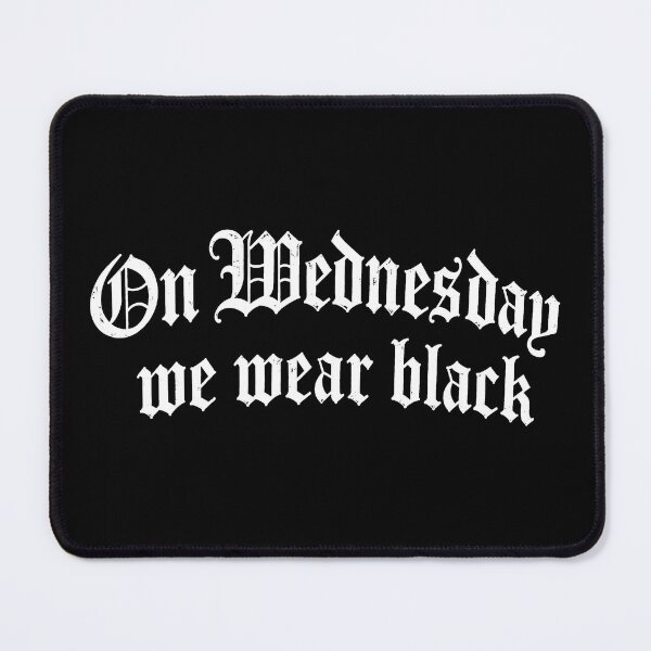 Item preview, On Wednesdays We Wear Black designed and sold by RamblingerArt.