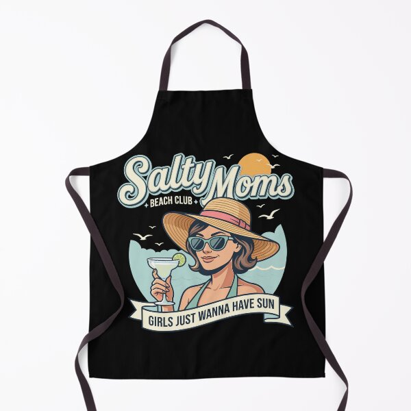 Artikelvorschau, Retro Salty Moms Beach Club Mädelsausflug entworfen und verkauft von KroghDs.