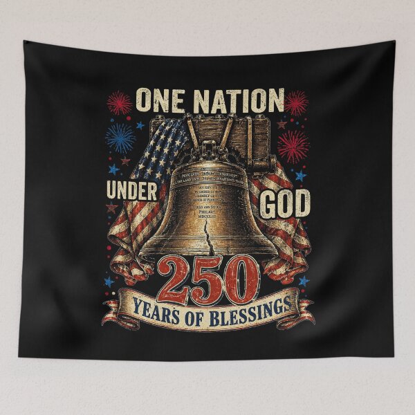 Item preview, One Nation Under God, 250 Years Of Blessings designed and sold by Ortigzitoun.
