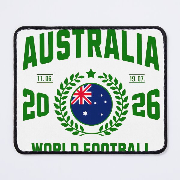 Item preview, Australia Football Supporter 2026 Badge Design T-Shirt_84072626 designed and sold by gidget-gadget.
