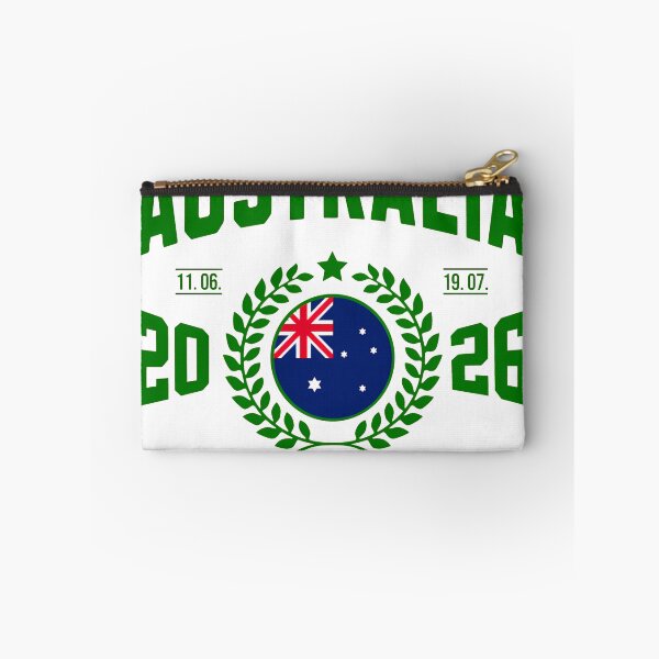 Item preview, Australia Football Supporter 2026 Badge Design T-Shirt_84072626 designed and sold by gidget-gadget.