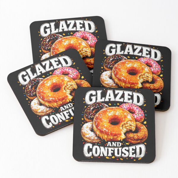 Item preview, Funny Glazed Donut Pun With Chaotic Snack Meme Energy designed and sold by Masonixem.