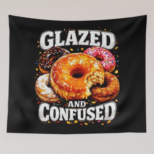 Item preview, Funny Glazed Donut Pun With Chaotic Snack Meme Energy designed and sold by Masonixem.