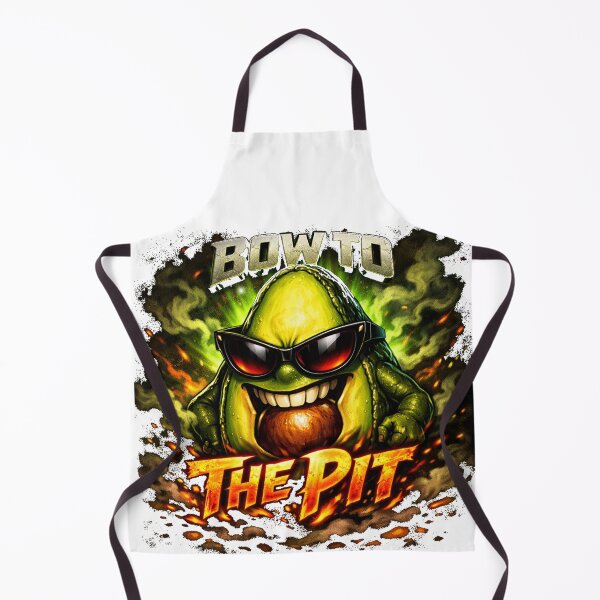 Item preview, ​Bow To The Pit Avocado Evil Cartoon Funny Food Design designed and sold by JREEHBRAND.