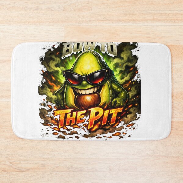 Item preview, ​Bow To The Pit Avocado Evil Cartoon Funny Food Design designed and sold by JREEHBRAND.