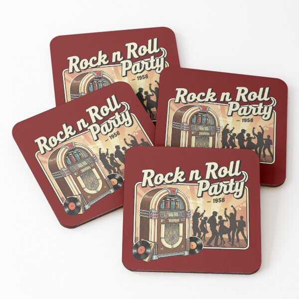 Item preview, Rock N Roll Party 1958 Vintage Shirt | Retro Jukebox Music Design | Classic 50s Dance & Vinyl Art designed and sold by ObsidianUruk.