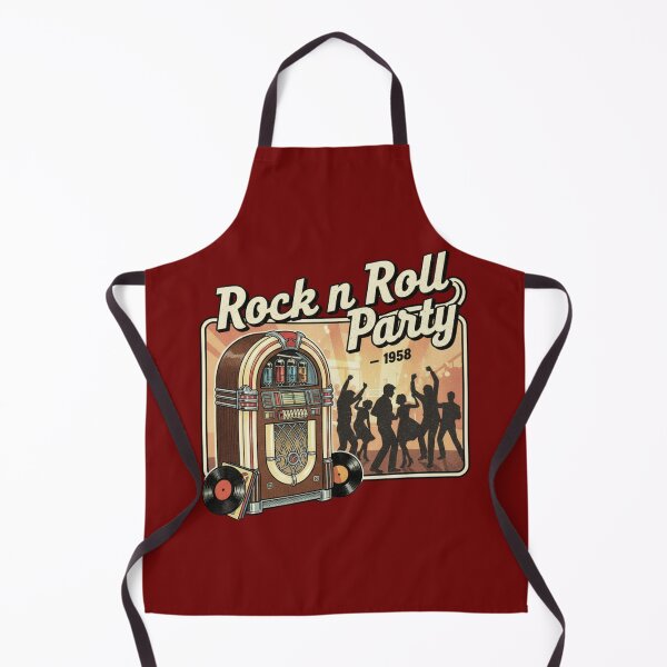 Item preview, Rock N Roll Party 1958 Vintage Shirt | Retro Jukebox Music Design | Classic 50s Dance & Vinyl Art designed and sold by ObsidianUruk.