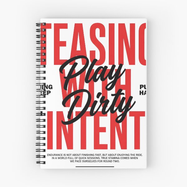 Item preview, Teasing With Intent Play Dirty Typography designed and sold by P2P-paotopao.