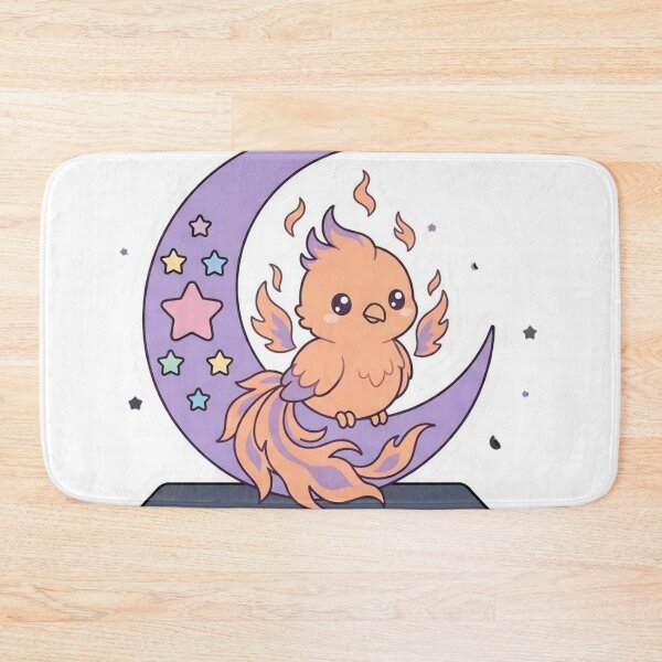 Item preview, Cute Baby Phoenix in Crescent Moon Pastel Goth designed and sold by NievesGD.