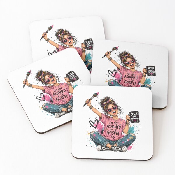 Item preview, I’m Not Ashamed of the Gospel – Christian Retro Girl Faith Shirt  designed and sold by Ashes to Artistry.