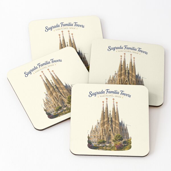 Item preview, Sagrada Familia Towers Barcelona, Spain designed and sold by Myra365Art.